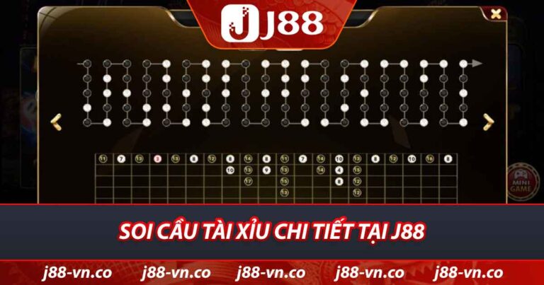 Soi cầu tài xỉu chi tiết tại J88